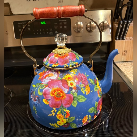 Mackenzie Childs Tea Kettle - Picture 3 of 7
